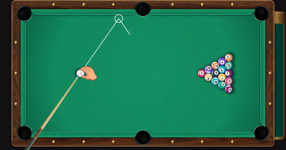 Speed Pool table with timer and cleared-ball counter